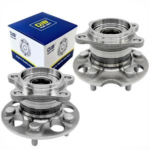 DJB 512284x2Pack Rear Wheel Hub Bearing Replacement for Toyota Highlander 2004-2013, Venza 2009-2015, for Lexus RX350 2007-2009, RX330 2004-2006, RX400h 2006-2008 5Lugs Non-ABS
