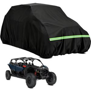 X3 MAX Cover UTV Cover 4 Seater, Waterproof 600D All-Weather Protection Side by Side Cover, Compatible with 2017-2025 Can-Am Maverick X3 MAX 177"73"63"