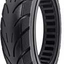 SYACHI 10x2.125 Scooter Tires [Slot 43mm] 10x2.125 Honeycomb Solid Tires No Inflation, Puncture-Resistant Heavy Duty Replacement Wheels for Segway Ninebot F20, F25, F30, F40, D28U1 Pack