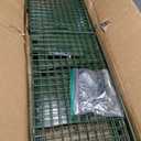 40 2 Door Live Animal Trap, Easy Set and Release Animal Trap, Live Animal Trap Cage for catching Stray Cats, Raccoons, Squirrels, Rabbits, Moles, Groundhogs, Armadillos up to 17.6 lbs