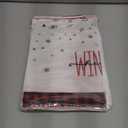 Artoid Mode Red Black Buffalo Plaid Snowman Xmas Trees Christmas Kitchen Towels Dish Towels, 18x26 Inch Daily Seasonal Winter Decoration Hand Towels Set of 4