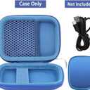 Aenllosi for SanDisk 1TB 2TB Creator Phone SSD Hard Carrying Case, SanDisk External Solid State Drive Organizer (Case Only)