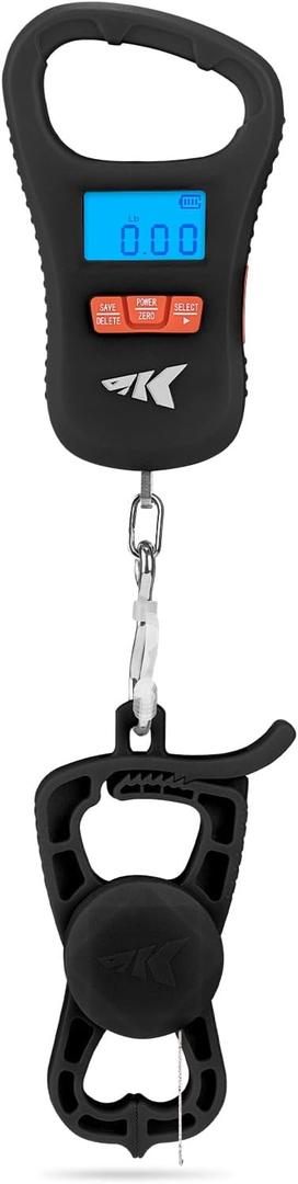 KastKing ToughTide Fishing Scale, USB Charging, 65lb Capacity, Ultra-Thin Digital Fish Scale, LCD Display, Ergonomic Handle, Fish Scales Digital Weight, Fishing Accessories for Men