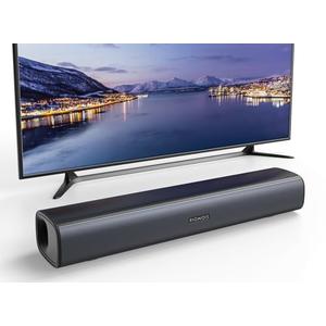 RIOWOIS Sound Bar for Smart TV, Soundbar for TV with Bass Reflector and Easy Set up, Home Audio Surround Sound System for TV PC Projector, Wall Mountable