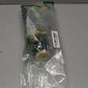 6pcs Mini Christmas Trees Christmas Decor, Artificial Christmas Mini Bottle Brush Trees Tabletop, Christmas Decoration Trees with 4 Size Xmas Holiday Decor (6pcs Green+Silver+White)