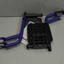 Drive Medical Deluxe Lightweight Aluminum Transport Wheelchair, Blue, 17"