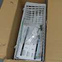 Mefirt White 9-Tier Over The Door Pantry Organizer, Pantry Organization and Storage, Deep Baskets Hanging Heavy-Duty Metal, Wall Spice Rack Seasoning Shelves for Home & Kitchen, Laundry Room Bathroom