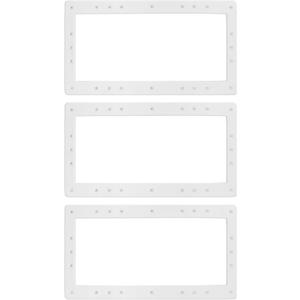 Wide Mouth Above Ground Pool Skimmer Gasket for Hayward SPX1091GW SP1091LX Automatic Pool Skimmer 13-3/4" x 7.5" 3 Pack