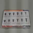 GOOACC - GRC-33 240PCS Bumper Retainer Clips Car Plastic Rivets Fasteners Push Retainer Kit Most Popular Sizes Auto Push Pin Rivets Set -Door Trim Panel Fender Clips for GM Ford Toyota Honda Chrysler
