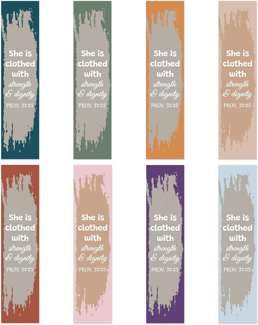 Christian Gifts for Women Faith 8 Pieces Bible Bookmarks Inspirational Gifts Religious Spiritual Gift Encouragement Motivational Gift for Women Mom Sister Grandma Best Friends Scripture Bookmark