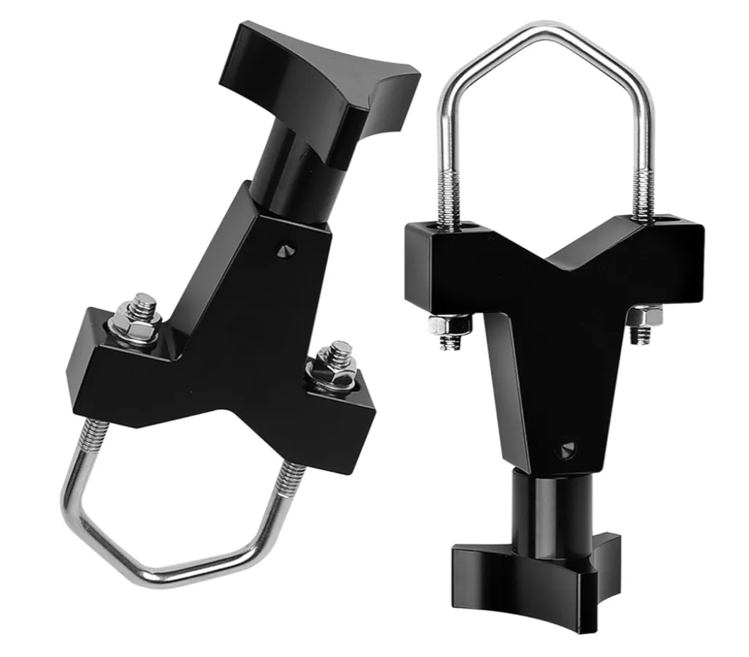 High Lift Jack Mount, KAVIUS Hi Lift Jack Tube Mount 1-2.5" Compatible with Polaris RZR Offroad Universal Vehicle Truck Adjustable High Lift Jacks Mounting