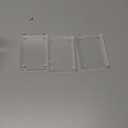 Xuhal Acrylic Business Card Frame 2.5 x 3.5 inch Clear Double Sided Magnetic Photo Block Frames, 20mm Thickness Frameless Wallet Size Picture Frames Stamp Display Stand for Home Office Decor(3 Pcs)