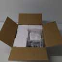 Unicozin Modern Bathroom Light Fixtures, 4 Light Vanity Lights Over Mirror, Black Wall Lamp with Clear Glass for Living Room Cabinet Bedroom Porch