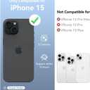 AOTESIER Magnetic for iPhone 15 Case, [Compatible with Magsafe] [Food Grade Silicone] Upgraded Camera & Screen Protection Phone Case with [2 Screen Protectors], 6.1 inch, Hot Pink