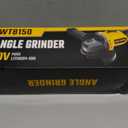 Angle Grinder Brushless fit DEWALT 20V Battery, 6 Variable Speed Power Grinder 4-1/ 2" Cordless, with 5 Cutting Wheels, 3 Grinding Wheels, 3 Flap Discs, For Cutting Grinding Polishing (Tool Only)