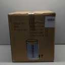 ZICOTO Beautiful Boucle Pouf Ottoman and Foot Rest - Elevate Your Living Room Decor with Lightweight Comfort and Charm - A Round Modern Foam Filled Foot Stool Perfect to Rest Your Feet (White)