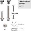 ZOMCHAIN Marine VHF Antenna Mounts, Ratchet Mount, 316 Stainless Steel Adjustable Base Mount for Boat