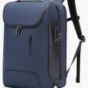 BANGE Mens Business Backpack for Work, Computer Backpacks for Laptops for 17.3 Inch, Men's Backpack with Lock Anti Theft, Backpack for Traveling with USB charging Port