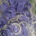LEBENGURU Purple Stretch Chair Sashes 50pcs with Buckle Slider