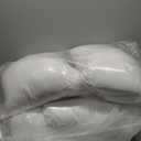 EDOW Throw Pillow Inserts, Set of 4 Lightweight Down Alternative Polyester Pillow, Couch Cushion, Sham Stuffer, Machine Washable. (White, 18x18)