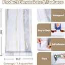 Gold Grey White Marble Contact Paper for Countertops 15.7''x160'' Removable Glossy Marble Peel and Stick Wallpaper for Bathroom Waterproof Self Adhesive Kitchen Vinyl Wrap for Cabinets Table