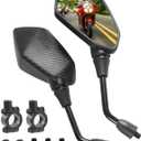 Motorcycle Mirrors for 7/8" Handlebars - ATV, Scooter & Cruiser Side Mirrors