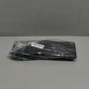 DIMJ Drawer Organizer - Small Clothes Organizer Set of 3, Drawer Dividers for Baby Clothes, Underwear, Socks, Bra, Belt, Tie - Black