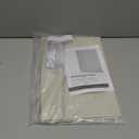 LazBlinds 100% Blackout Door Curtain, No Tools No Drill Cordless Blinds for Windows, Thermal Insulated UV Protection Privacy Window Curtains for French Door Front Door(26''W x 68''H, Cream, 1 Panel)