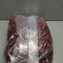 H.VERSAILTEX Rich Velvet Stretch 2 Piece Cover Chair Slipcover Sofa Cover Furniture Protector Couch Soft with Elastic Bottom Chair Couch Cover with Arms Width Up to 49 Inch(Chair, Burgundy)