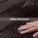 Buganda Memory Foam Bath Mat, 59" x 34", Ultra Soft and Non-Slip Bathroom Rugs, Water Absorbent and Machine Washable Bath Rug Runner for Bathroom, Shower, and Tub, Brown