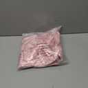 Ekouaer Womens Satin Pajamas Set Button Down 2 Piece Silk Pjs Shorts Set Ruffle Lingerie Notch Collar Sleepwear (Large, Striped Pink)