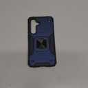 DASFOND Galaxy S24 Case, Military Grade Shockproof Protective Phone Case Cover with Enhanced Metal Ring Kickstand [Support Magnet Mount] Compatible with Samsung Galaxy S24, Blue