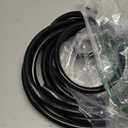 HIRALLY New Quick Drip Irrigation Parts, Black PVC 15mm Main Hose, 20FT Tubing, for Drip Irrigation