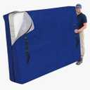 Cosy Family Mattress Bags for Moving with 8 Handles - 170GSM Extra-Thick Mattress Bag for Moving Supplies - Reusable Mattress Cover Protector Storage with Zipper - Queen Size - Blue