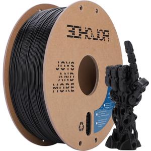 3DHoJor ABS Filament 1.75mm, ABS 1kg Spool (2.2lbs),3D Printer Filament,Dimensional Accuracy +/- 0.03 mm, Fit Most FDM Printer-Black