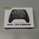 ECHTPower Wireless PC Gaming Controller - Hall Effect Joystick, 2.4G & Wired 1000Hz Polling Rate, 800mAh Battery, Adjustable Turbo/Vibration - for PC/Switch/iOS/Android (Black)