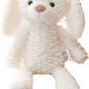 GUDVES Forest Animal Plush Stuffed Toy - 15 inch Soft Plush Rabbit Bear Dog Unicorn Elephant Realistic Interactive Plush Toy - for Animal Themed Parties (White Rabbit)