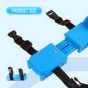 Toddler Ice Skates, Adjustable Kids Double Runner Ice Skates with Hook and Loop Fastener Straps, Double Blade Ice Skates for Winter Toddler Training Shoes Beginner