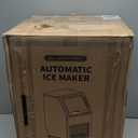 COWSAR Commercial Ice Maker Machine, Self-Cleaning Ice Machine for Home, Bar, Restaurant, Office and Outdoor，80Lbs/24H Freestanding Undercounter Ice Maker with 24Lbs Storage Capacity, Silver 15.28"D x 14.57"W x 23.11"H