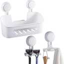 TAILI Product Image Suction Cup Razor Holder and Shower Caddy