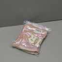 Hiroyuki Iridescent Makeup Bag, 14 inches Cosmetic Bag, Large Capacity Travel-Friendly Pouch (plain, pink)