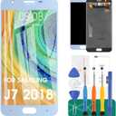 Screen Replacement for Samsung Galaxy J7 2018 SM-J737 J737A / J7 Refine 2018 J737P / J7 Crown S767VL /J7 Aero/ J7 V 2018 J737V J7 Star 2018 J737T LCD Display Touch Screen Digitizer Assembly