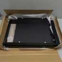 46" Tall Plant Stand Indoor, 3-Tier Modern Plant Shelf, Corner Flower Pot Holder Organizer for Living Room Balcony Patio Garden (Black)