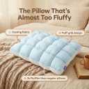 Cooling Pillows Double-sided Ice Silk Cloud Bed Pillow for Sleeper Sleeping, Standard