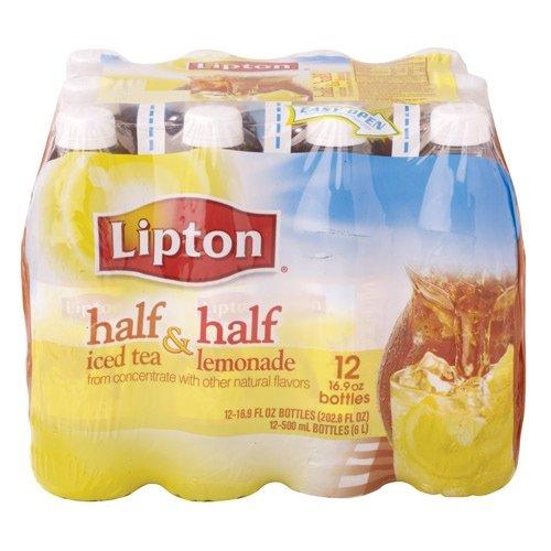 Lipton Iced Tea, 16.9 Oz (Pack of 12) (Half Iced Tea & Half Lemonade) (EXP 01/18/27)