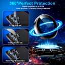 4 x letosan for Samsung Galaxy S26 Ultra Camera Lens Protector, 2 Sets Individual Lens Protectors, Ultra Thin 9H Tempered Glass Accessories with Aluminum Edging, Case Friendly, Black