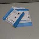 3 x Melsan 1x4 inch Hook and Loop Strips with Adhesive - 15 Sets, Strong Back Adhesive Fasten Mounting Tape for Home or Office Use - Instead of Holes and Screws, Black