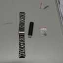 Stainless Steel Band Compatible with Samsung Galaxy Watch 7 6 5 4 FE Pro Classic 40mm 44mm 43mm 47mm 45mm 42mm 46mm, 20mm Metal Elegant Casual No Gap Strap for Women Men