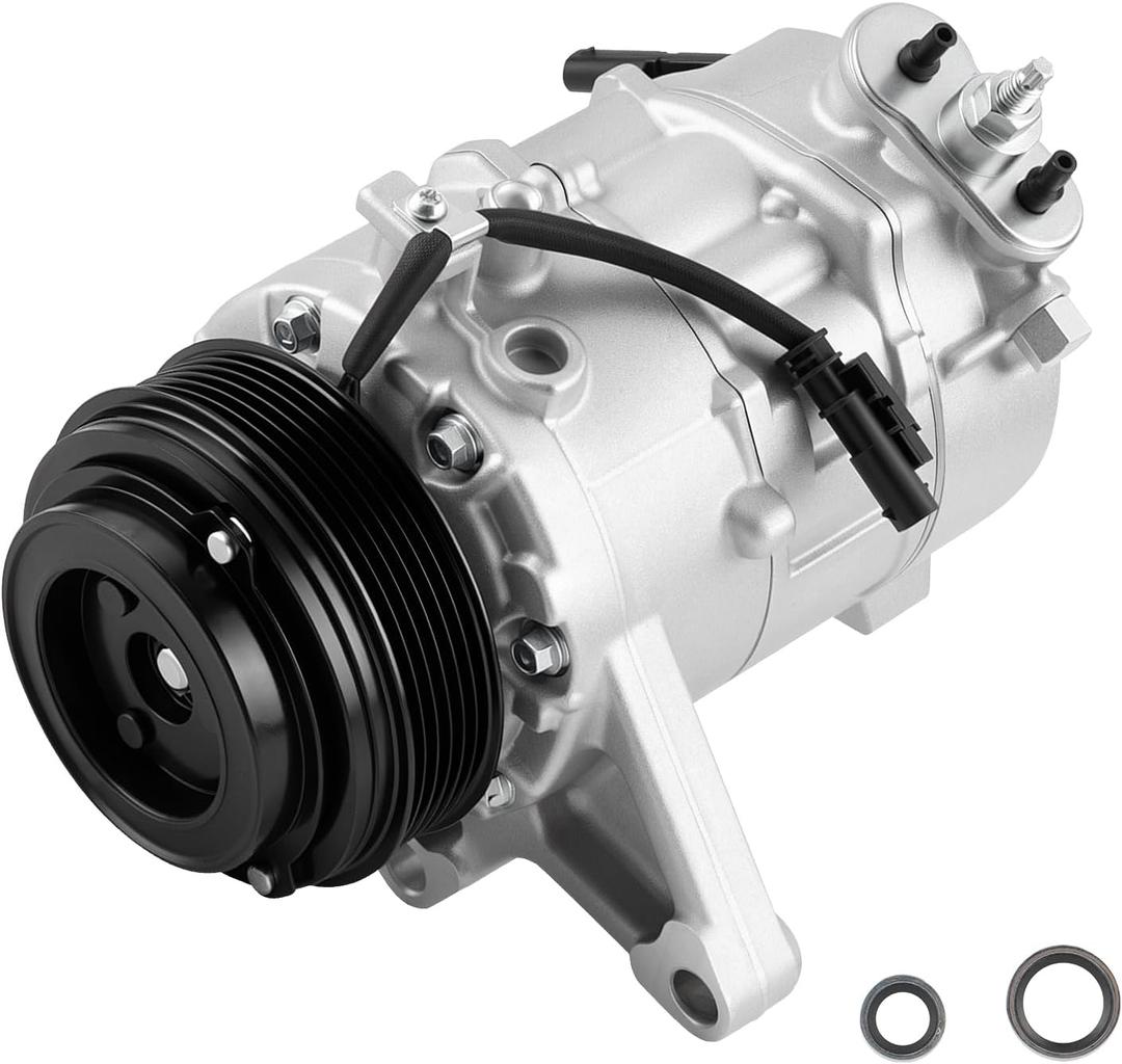 AC Compressor Fit for 2013-2024 Buick Enclave 3.6L, 2013-2023 Chevrolet Traverse 3.6L, 2013-2016 GMC Acadia 3.6, 2017-2017 GMC Acadia Limited 3.6, CO 30019C, Air Condition automotive replacement