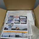 Shoe Storage, 12 Pack Shoe Organizer for Closet, Shoe Boxes Clear Plastic Stackable Shoe Containers with Lids for Size 10 (Large, White)